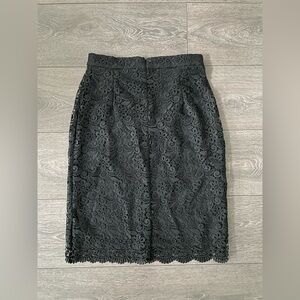 Elegant Black Lace Skirt Uniqlo Medium M new